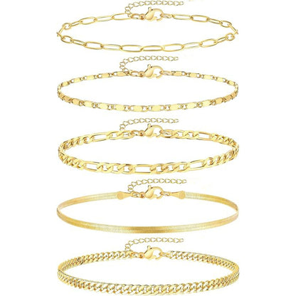 Layered Anklet Set | Chic Beach & Everyday Jewelry