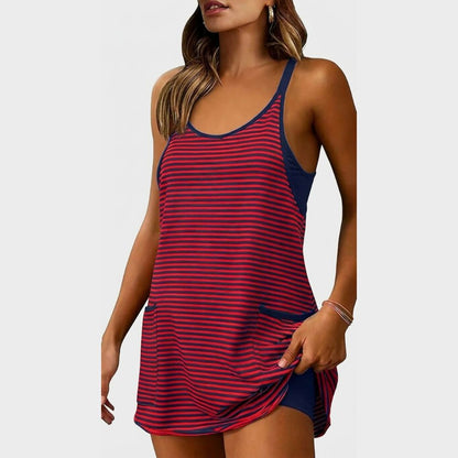 Mini Sundress with Built-in Shorts