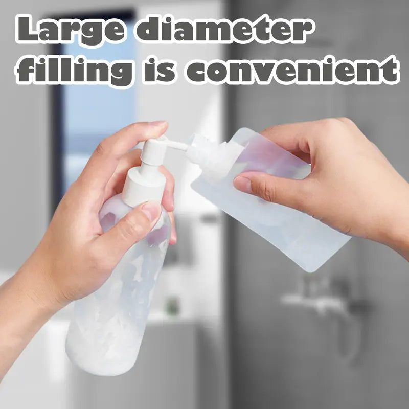 12 Counts Reusable Plastic Pouches