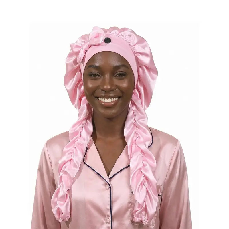 Flexible Satin Hair Protection Cap