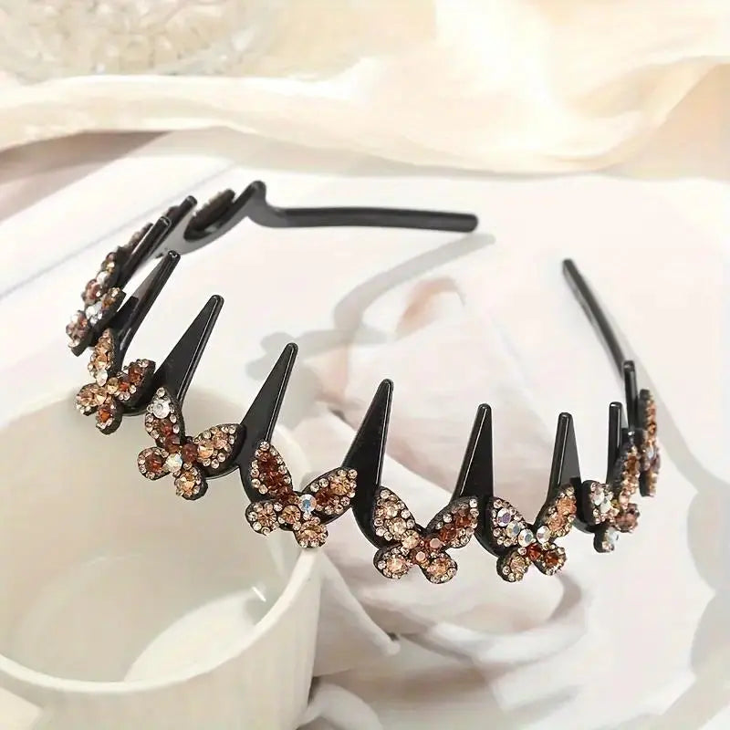 Women's 4-Piece Elegant Butterfly Headbands