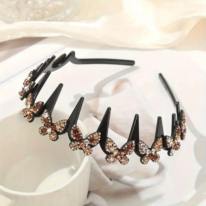 Women's 4-Piece Elegant Butterfly Headbands