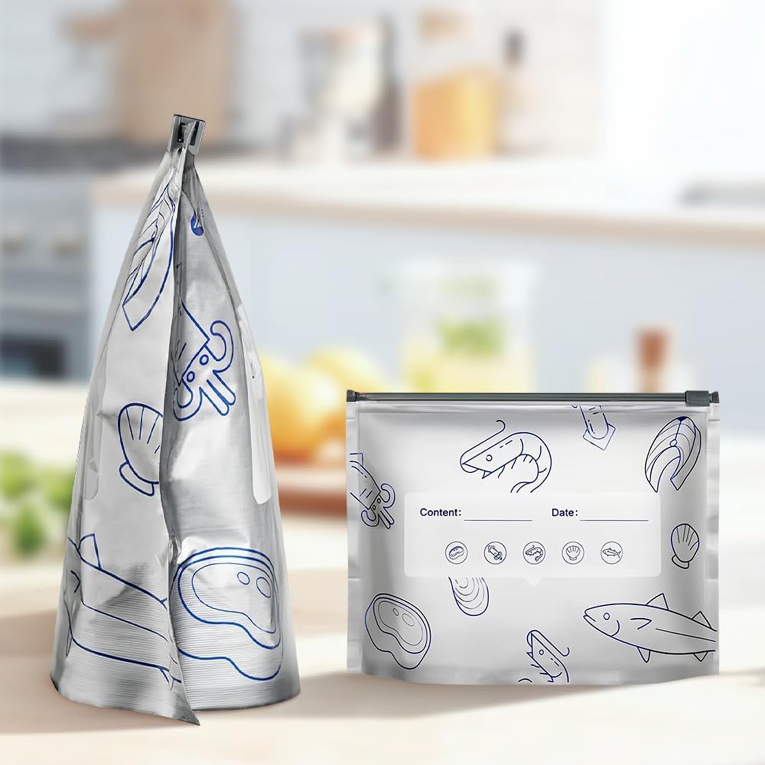 Reusable Vacuum Seal Food Storage Bags