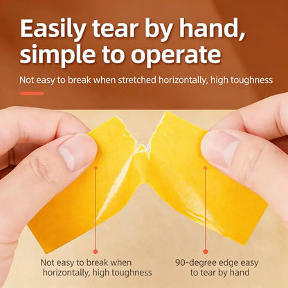 Heavy-Duty Double Sided Tape, Strong Adhesive, Waterproof & Removable