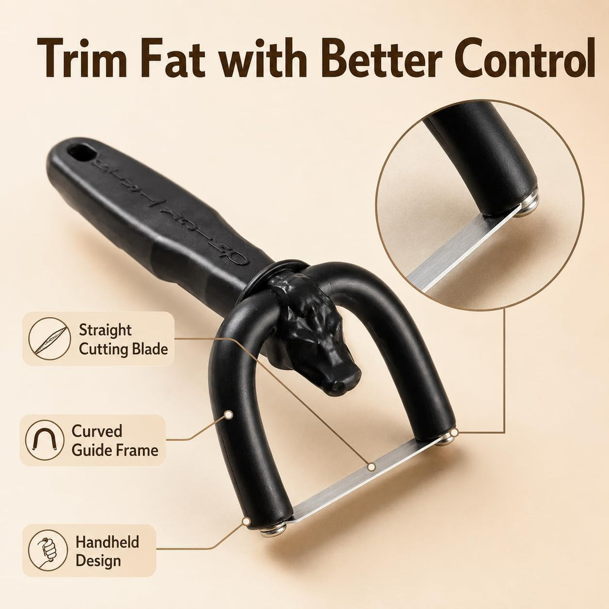 2‑In‑1 Handheld Meat Cutter and Fat Trimmer, Meat Fat Trimming Tool(Buy 1 Get 1 Free)