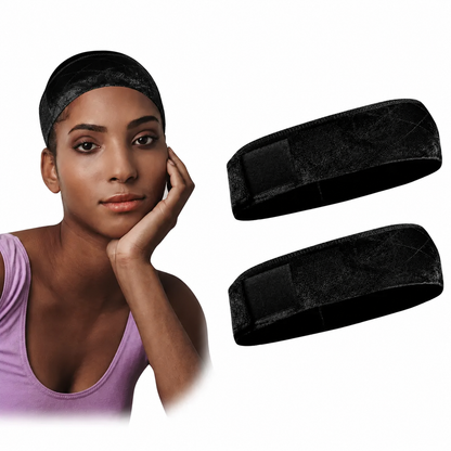 2pcs Non-Slip Wig Grip Band – Adjustable Velvet Headband