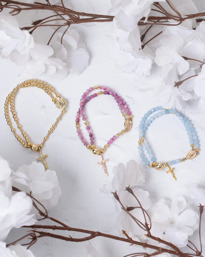 Handcrafted rosary bracelets -  A Warm Companion for Your Faith Journey