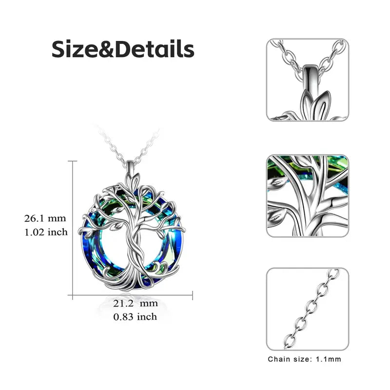 Crystal Tree of Life Necklace