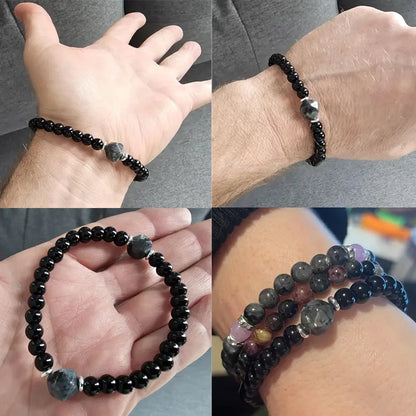 Natural Crystal Beaded Bracelet