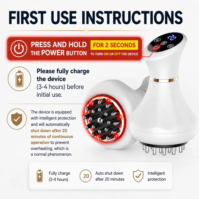 4-in-1 Red Light Body Massager