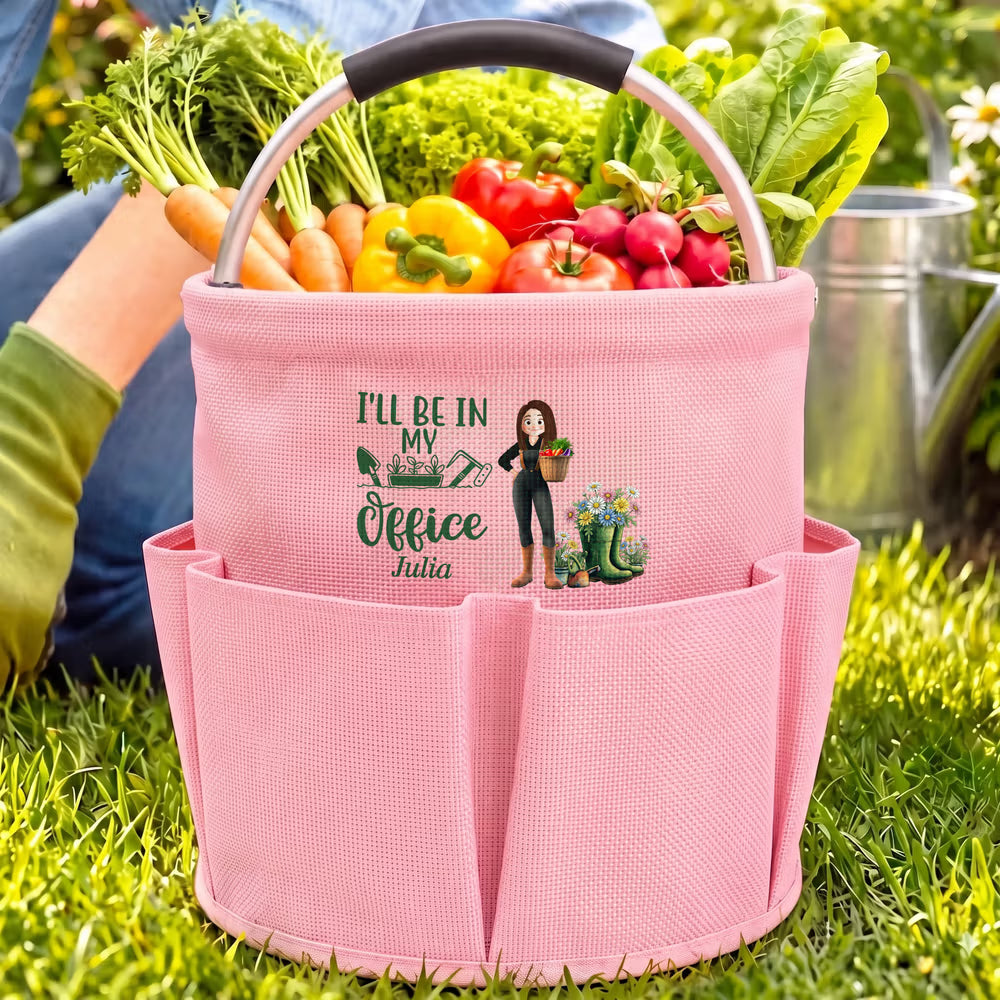 Flower Cartoon Character Gardening Bag