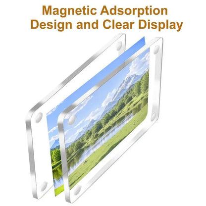 2-Pack Magnetic Mount Sun Visor Photo Clips