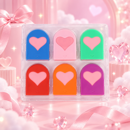 Rainbow Hair Chalk Comb Set – 12 Washable Colors