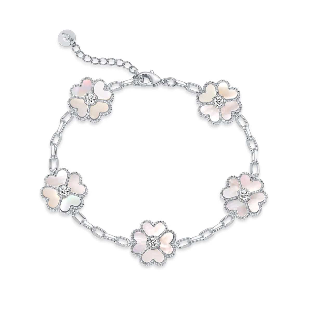 14K Gold-Plated Four-Leaf Clover Bracelet – Lucky Charm Jewelry for Women