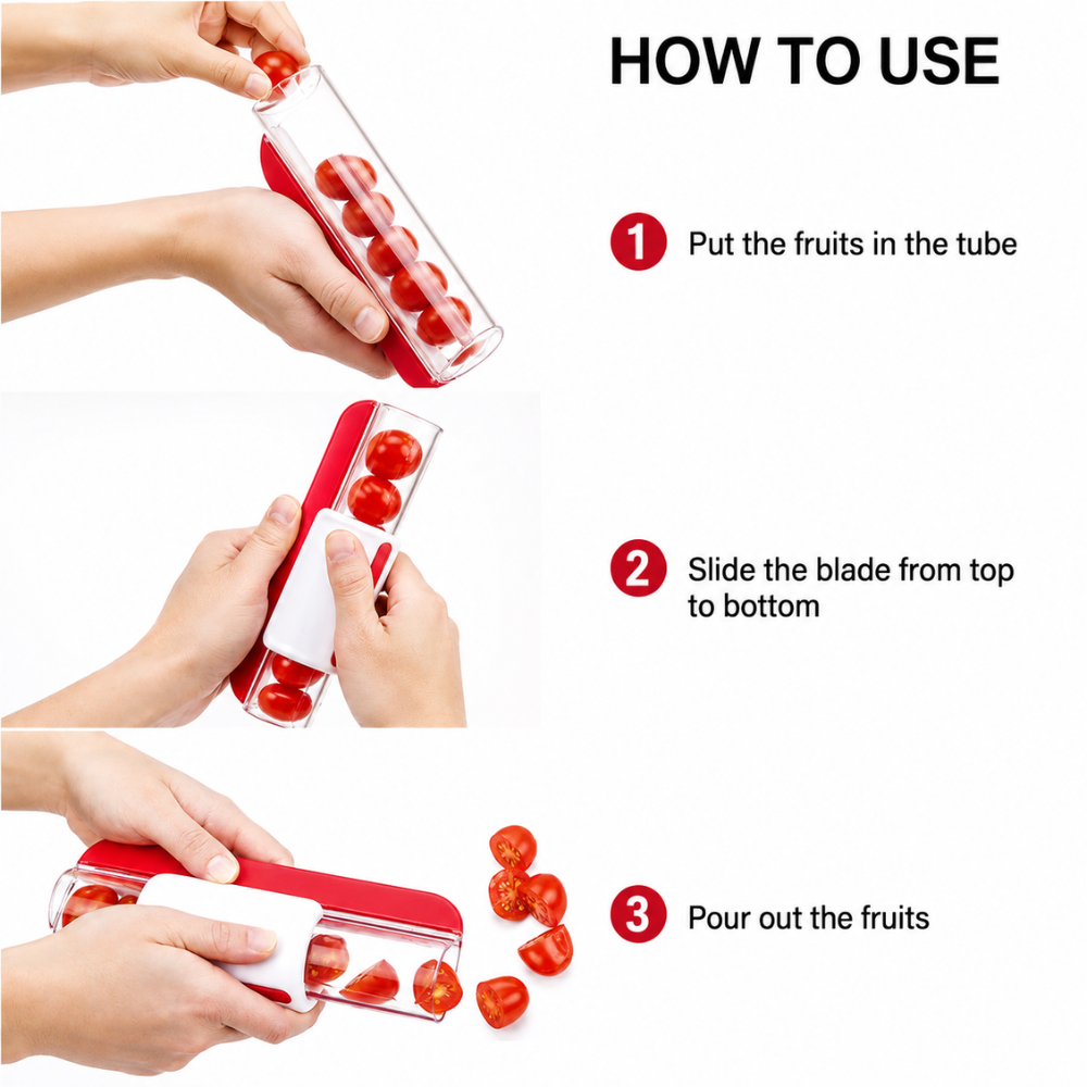 QuickSlice™ Tomato & Grape Cutter