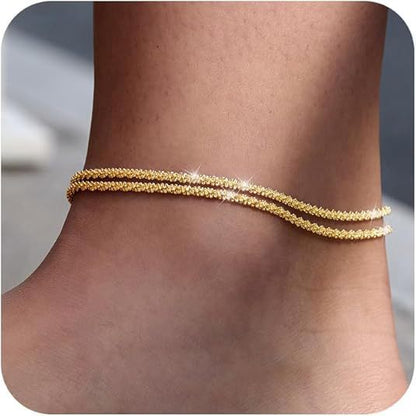 Layered Anklet Set | Chic Beach & Everyday Jewelry