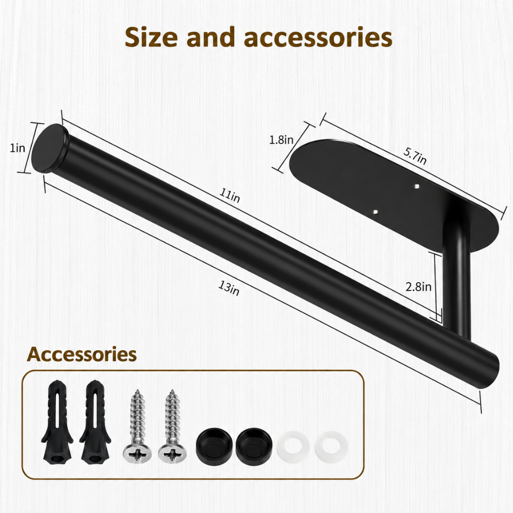Under Cabinet Paper Towel Holder