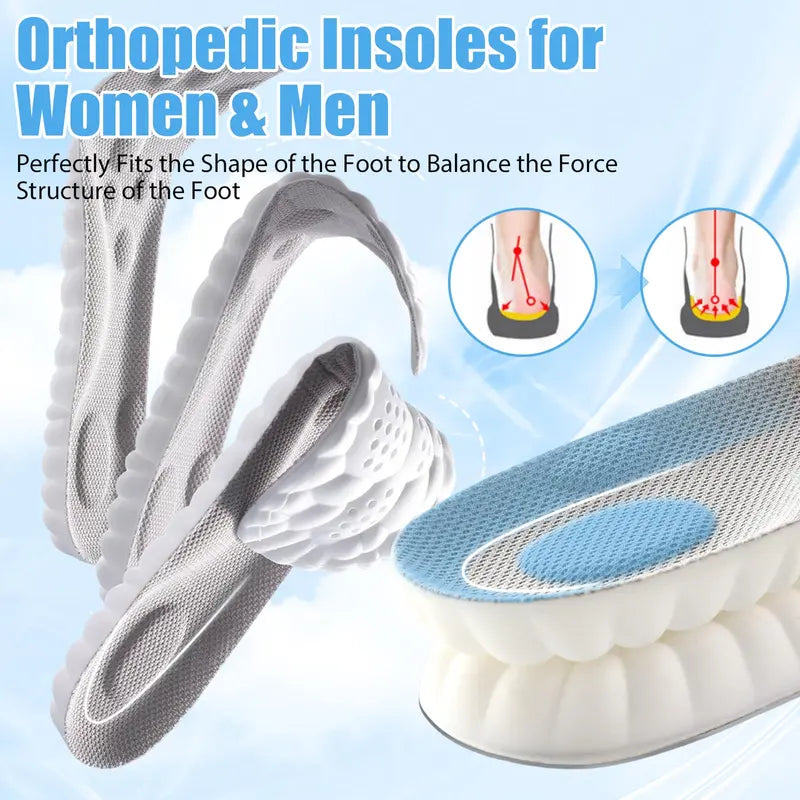 Unisex 4D Cloud Cushion Insoles
