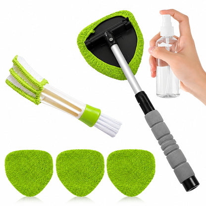 🔥 Windshield Cleaning Tool, Microfiber Car Window Cleaner