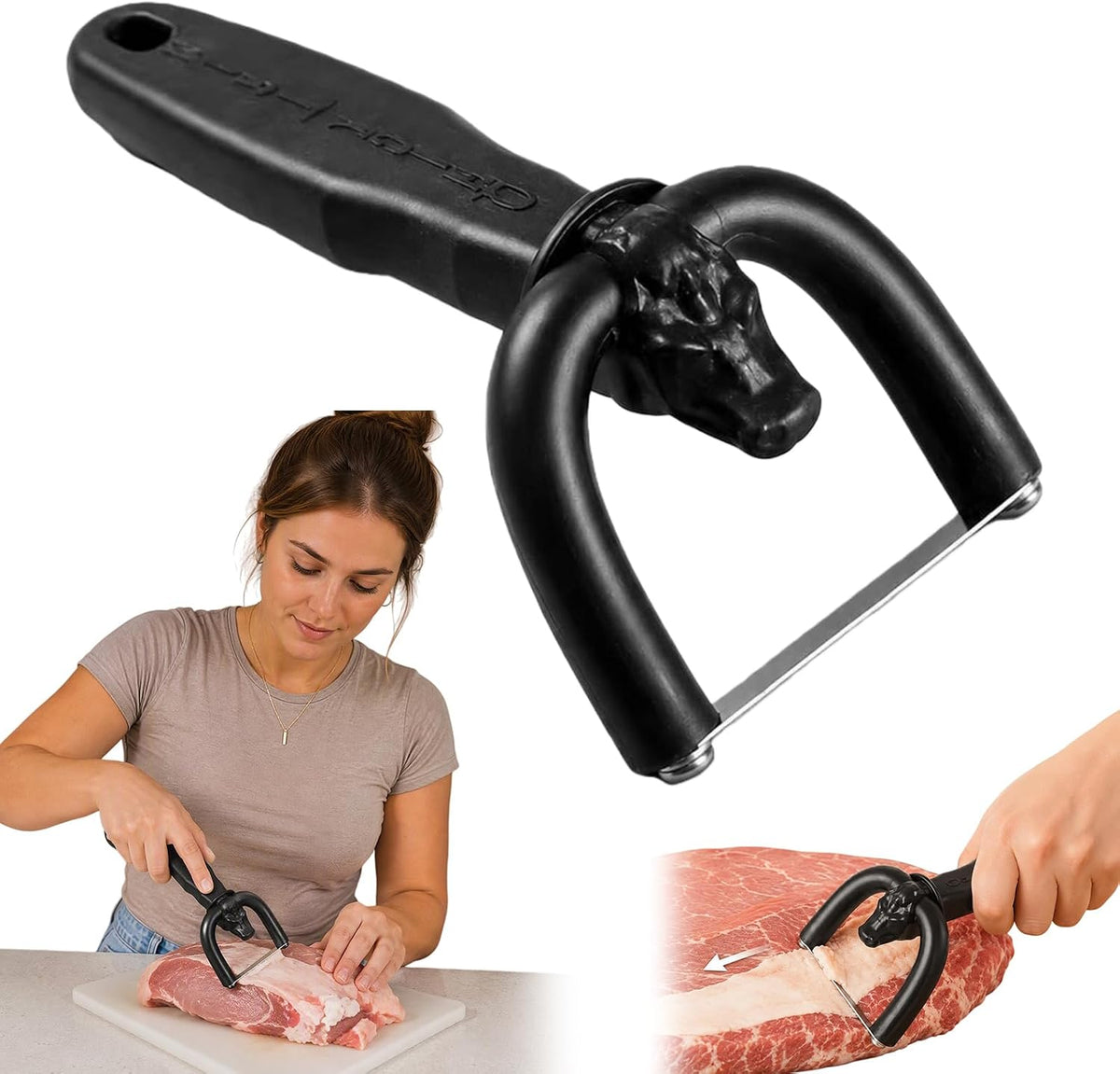 2‑In‑1 Handheld Meat Cutter and Fat Trimmer, Meat Fat Trimming Tool(Buy 1 Get 1 Free)