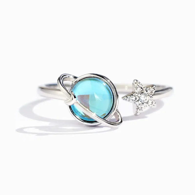 Never Stop Shining Star & Planet Ring