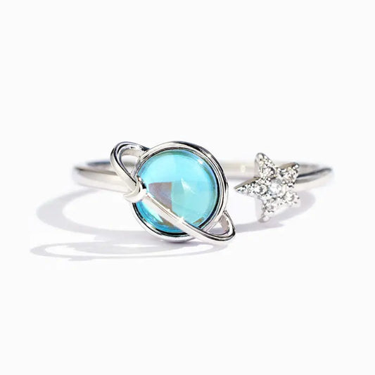Never Stop Shining Star & Planet Ring