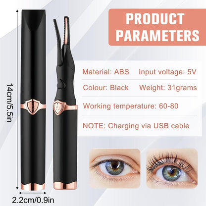 Portable Heated Eyelash Curler
