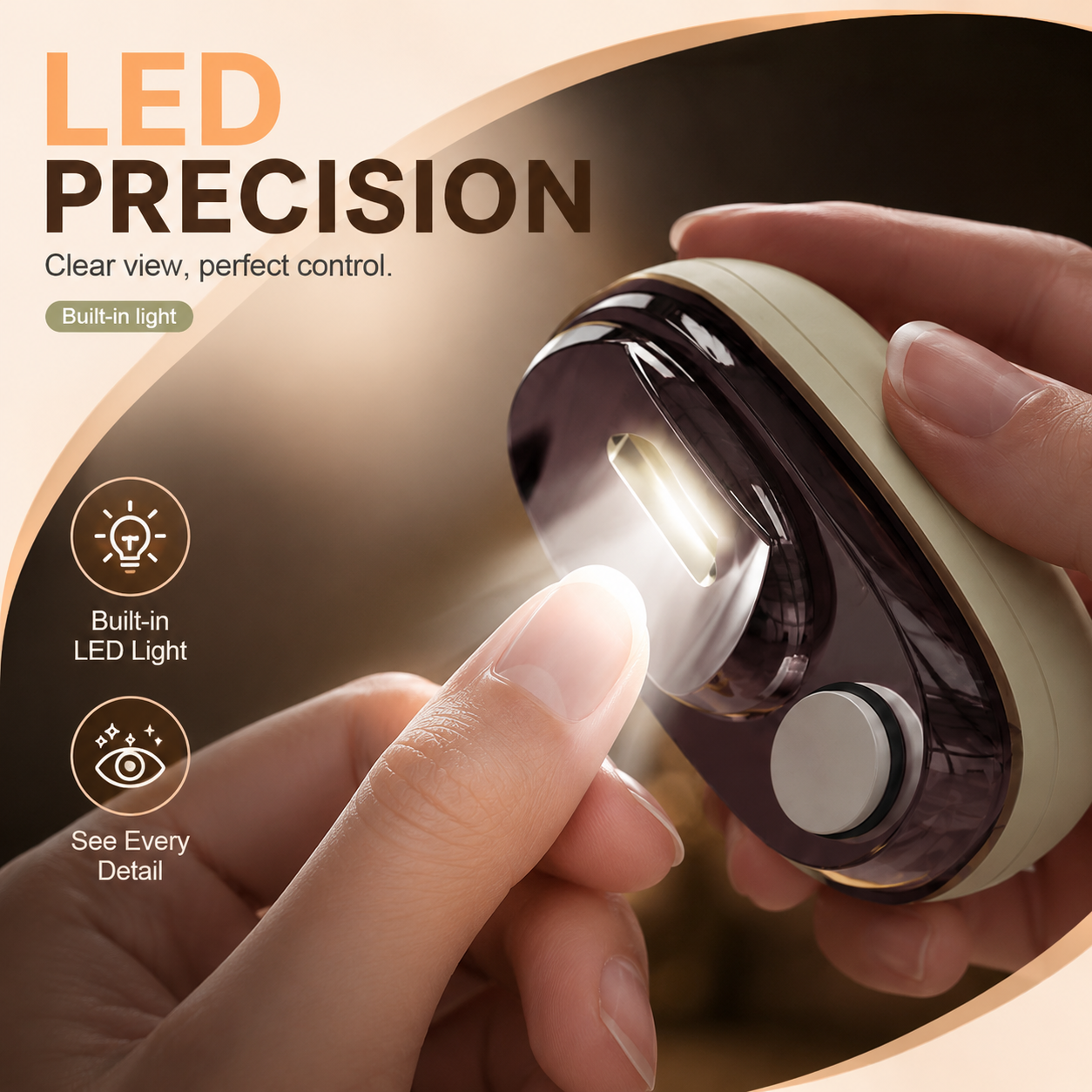 ✂️ LIMITED-TIME 50% OFF! 💅 2-in-1 Smart Electric Nail Clipper & Polisher 🌟