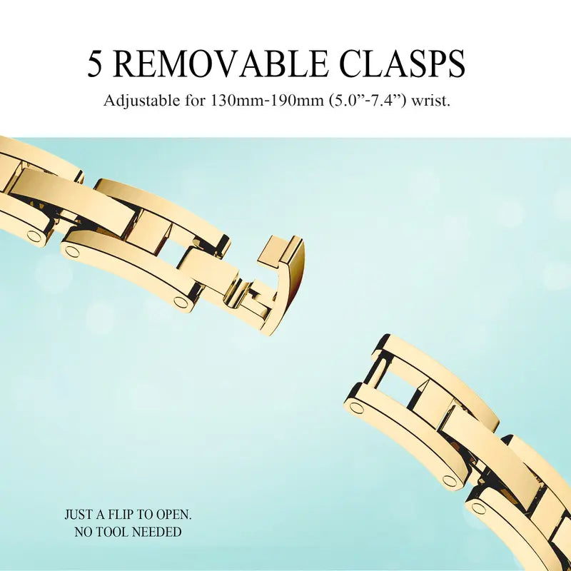 316L Stainless Steel T-Bracelet Smartwatch Band