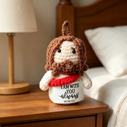 Handmade Crochet Jesus Reminder Doll