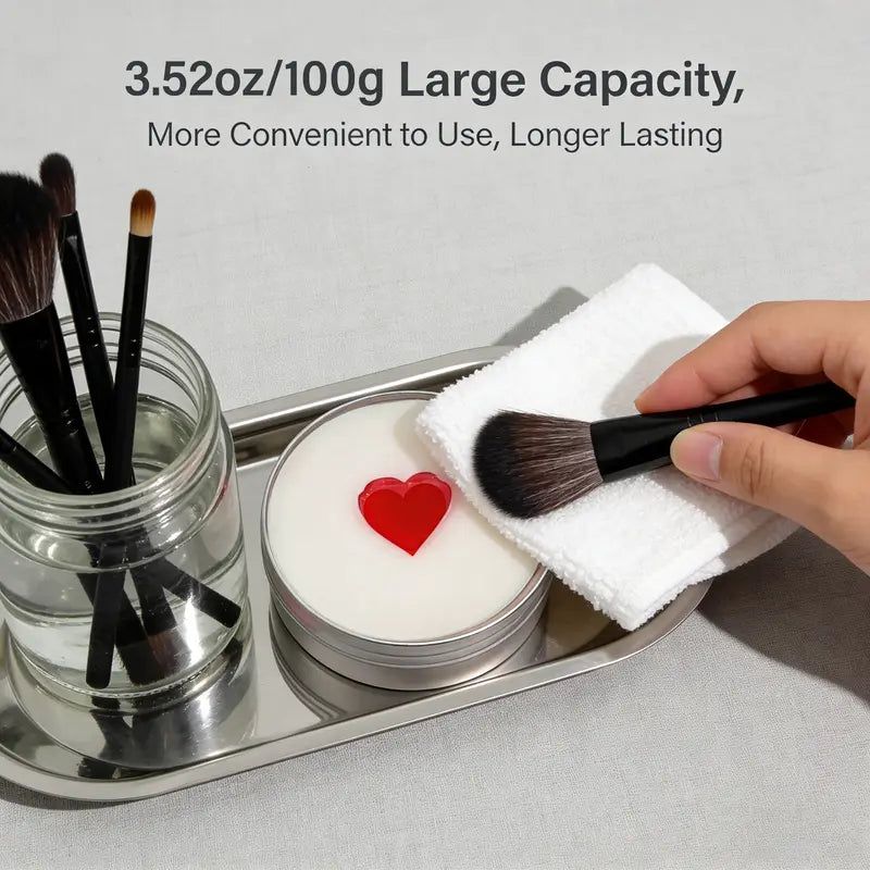 Makeup Brush Cleansing Soap & Pad