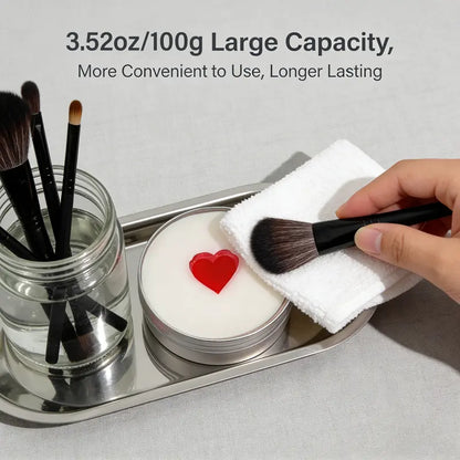 Makeup Brush Cleansing Soap & Pad