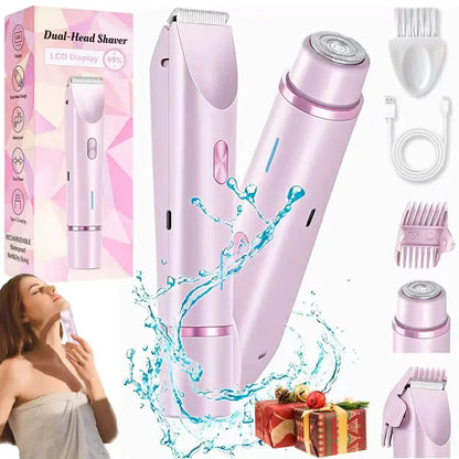 2-in-1 Painless Bikini Hair Trimmer