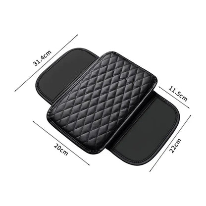 Car Armrest Cushion & Organizer – Padded Non-Slip Cover