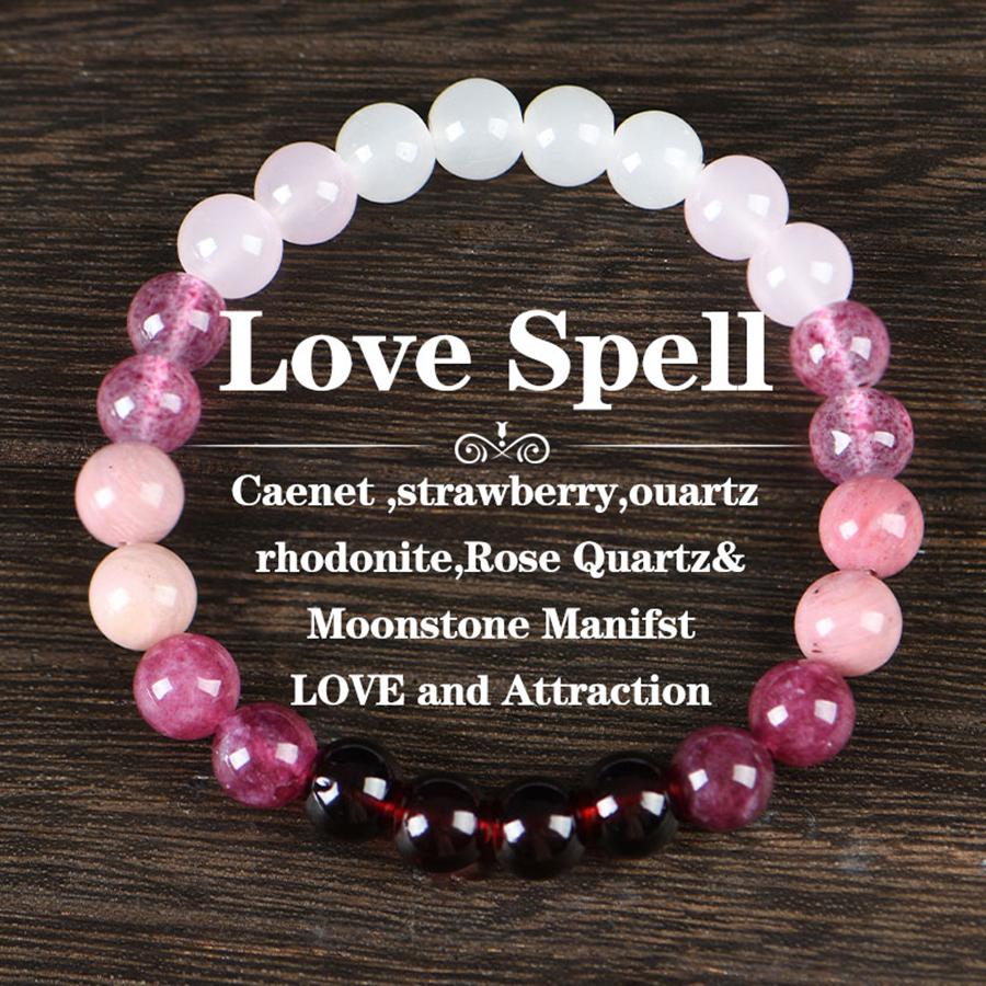 Love Spell Crystal Beaded Bracelet