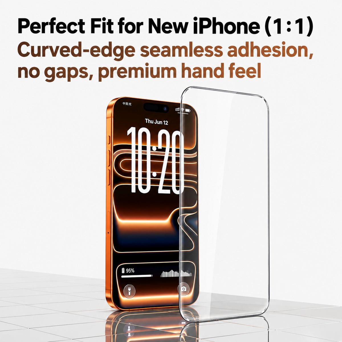 1-Pack Privacy Tempered Glass Screen Protector for iPhone 13–18 Series