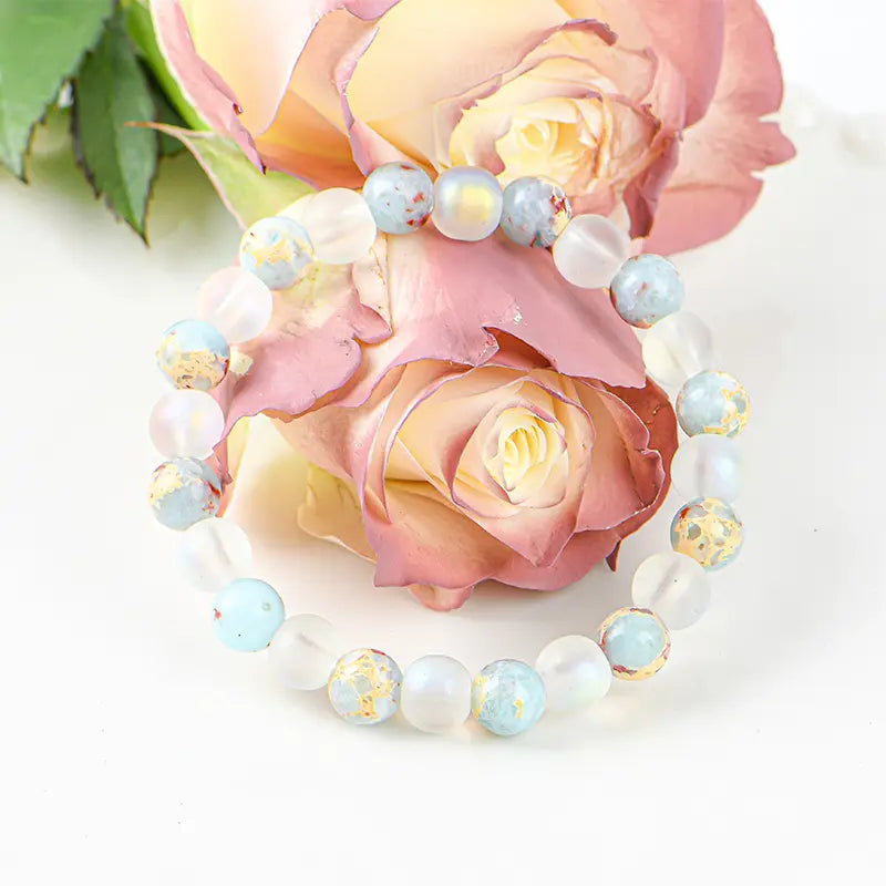 New Beginning Crystal Beaded Bracelet
