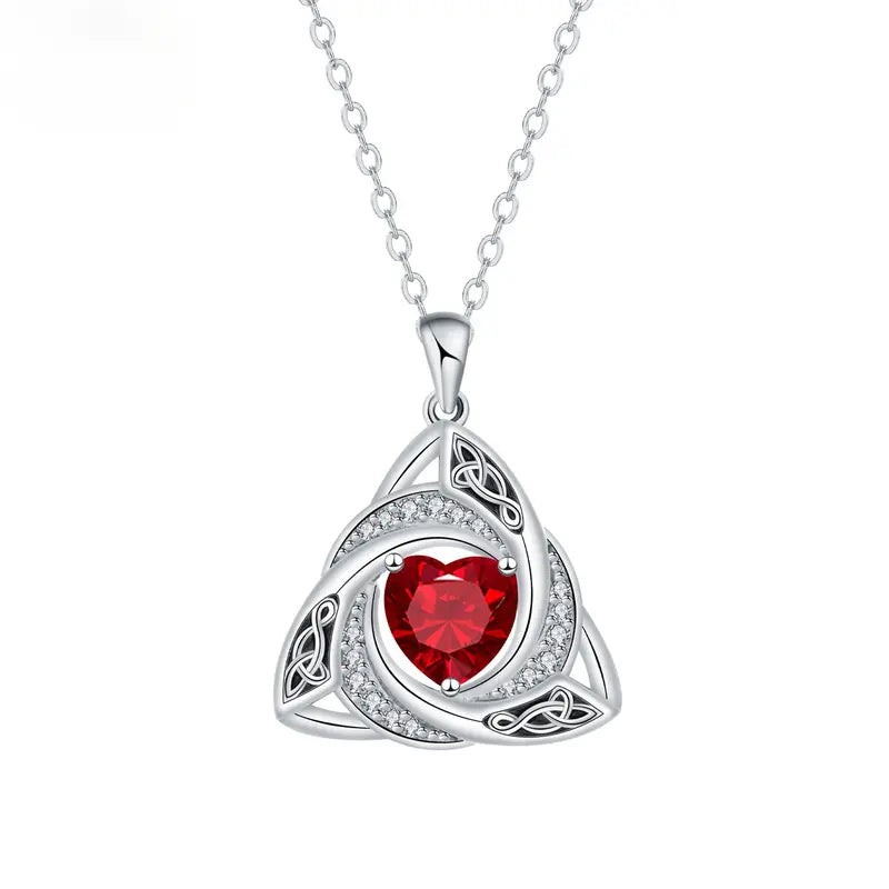 Eternal Celtic Birthstone Necklace