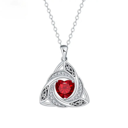 Eternal Celtic Birthstone Necklace