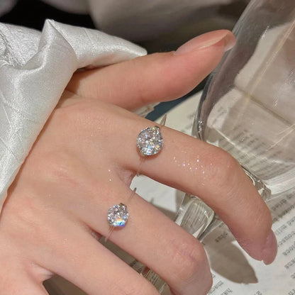 Invisible Floating Diamond Ring（1-2 Carat）