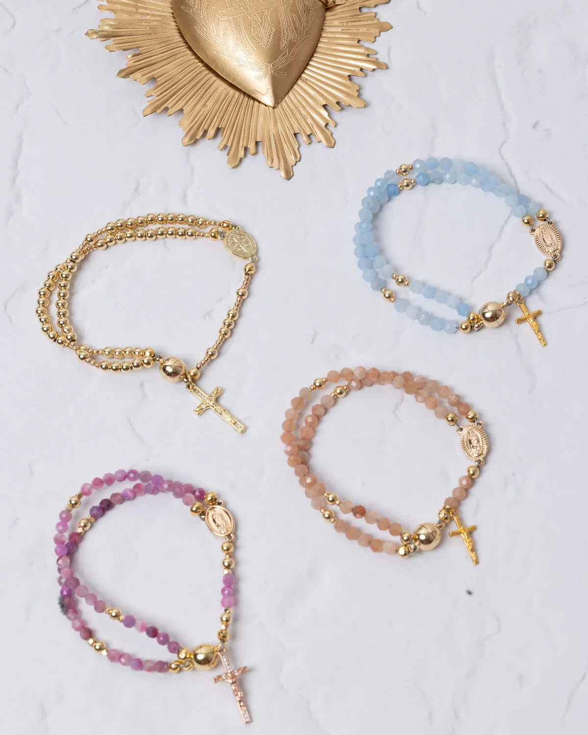 Handcrafted rosary bracelets -  A Warm Companion for Your Faith Journey