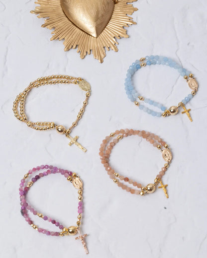 Handcrafted rosary bracelets -  A Warm Companion for Your Faith Journey