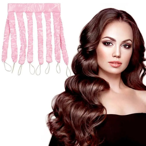 Heatless Satin Octopus Hair Curler – Overnight No-Heat Styling Wand
