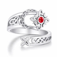 White Gold Ruby