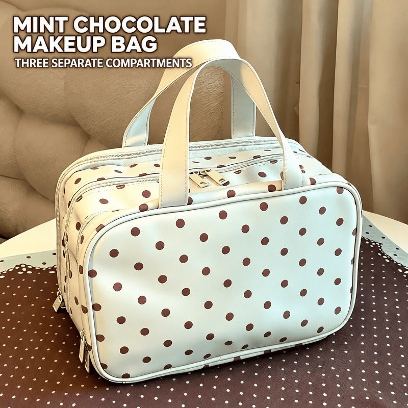 Three-Layer Travel Makeup Bag