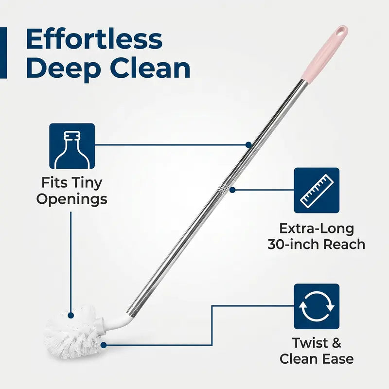 Extra Long 5-Gallon Water Bottle Cleaning Brush