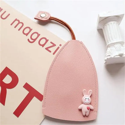 3-Pieces Cute Cartoon Pull-Out Key Case with Quick-Access Loop