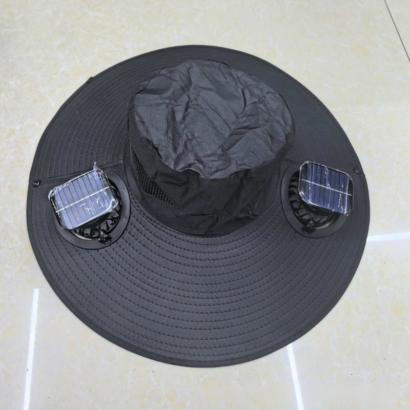 Dual-Fan Cooling Sun Hat