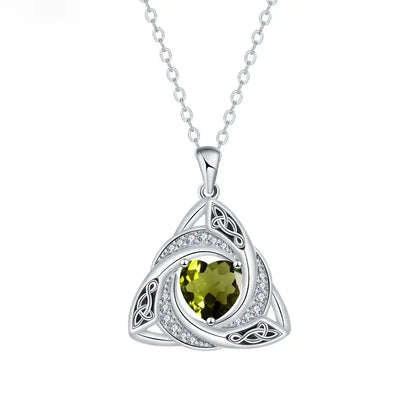 Eternal Celtic Birthstone Necklace