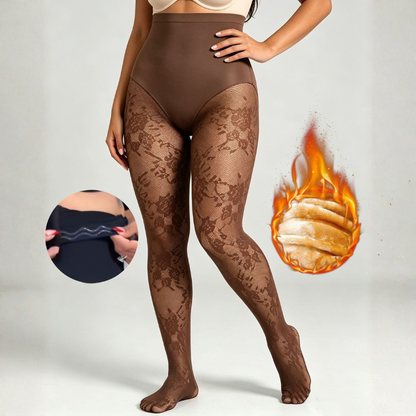 Grabltall™ Floral Lace Shaping Tights